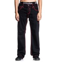 Herrenhose AFFLICTION - COOPER - BLACK- REG BLACK 30
