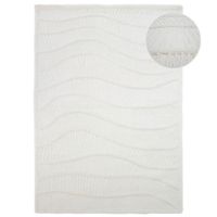 Flair Rugs VLNENÝ KOBEREC, 200/290 cm biela
