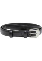 Chunky Buckle belt black/silver color