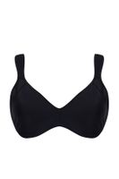 Trendyol Curve Black Women's Comfortable Ultra Comfortable Underwire Large Size Bra