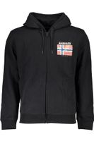 Bluza męska zapinana na zamek w kolorze czarnym Napapijri