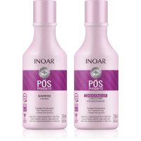 INOAR Pos Progress Set für das Haar nach Keratin-Glättung und Nanoplastik 2x250 ml