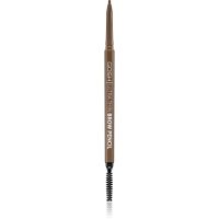 Gosh Ultra Thin precízna ceruzka na obočie s kefkou odtieň 002 Greybrown 0,35 g