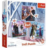 Ledové království 2 /Kouzelný příběh 3v1 - puzzle z kategorie 15 - 60 dílků