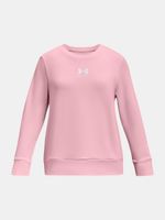 Under Armour UA Rival Terry Crew Sweatshirt Kinder Rosa