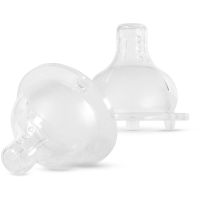 Baboo Liquid Silicone Teat Fast Flow присоска для пляшки 6m+ 2 кс