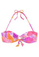 SUNSEEKER Bikini gornji dio  ljubičasta / narančasta / roza / bijela