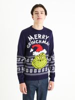 Celio Grinch Pullover Blau