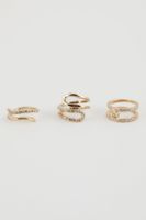 DEFACTO Women's 3-Piece Ring