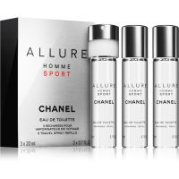 Chanel Allure Homme Sport тоалетна вода за мъже 3 x 20 мл.