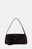 Rotate geantă de mână din piele întoarsă