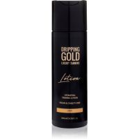 Dripping Gold Luxury Tanning Lotion feuchtigkeitsspendende Selbstbräunermilch für intensive Bräunung Farbton Dark 200 ml