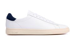 Clae Bradley White Leather Muškarci - Tenisice Clae - Bijela - CLA01297-WHL-6.5 - Size: 6.5