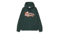 Carhartt WIP Hooded Flaming Ducks Sweat Green Pánske - Mikiny a mikiny s kapucou Carhartt WIP - Zelená - I034724_CI_XX-L - Size: L