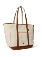 Polo Ralph Lauren Shopper torba  ecru/prljavo bijela / konjak