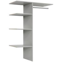 MID.YOU VNITŘNÍ ČLENĚNÍ, šedá, 110/150/50 cm