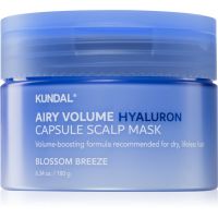 KUNDAL Airy Volume Hyaluron Capsule Scalp Mask pielęgnacja skóry głowy do zwiększenia objętości włosów 180 g