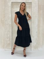 Edoti Frill maxi dress