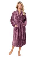 Teplý dámský župan Donna 103 Soft - měkký Fialovo-růžová XS-S