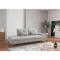 Sit & More LEŇOŠKA, textil, strieborná