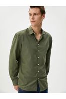 Koton Classic Shirt Slim Fit Long Sleeve Buttoned