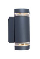 Venkovní nástěnné svítidlo Lutec Focus / 35 W / 24,5 x 12 x 11,5 cm / IP44 / antracit