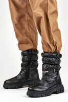 primohurt Ciepłe wysokie buty damskie na grubej podeszwie