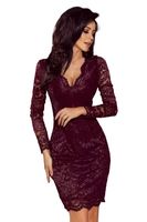 Numoco lace dress with long sleeves