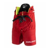 Nohavice Bauer Pro S24 JR, Junior, červená, M