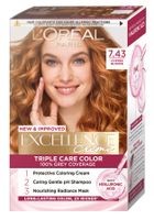 L’Oréal Paris hajfesték - EXCELLENCE Creme - 7.43 Copper Blonde