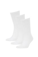 DEFACTO Men's 3-Pack Cotton Ankle Socks