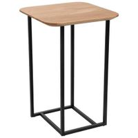 PRÍRUČNÝ STOLÍK, divoký dub, čierna, divoký dub