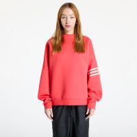 Bluza adidas Neuclassics Oversized Mock Neck Sweatshirt Real Coral/ Cream White M