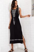 Damen Kleid Trend Alaçatı Stili Bohemian