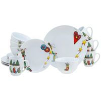 Creatable KOMBINOVANÝ SERVIS Luna Socken 16-dielne