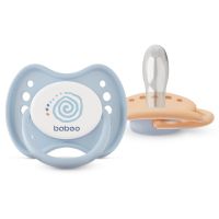 Baboo Soothers Silicone Symmetrical with Case Schnuller Blue Haze 6-12 m 2 St.