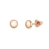 Olivie Strieborné 5mm PLATINOVÉ  KÔSTKY ROSE 4473