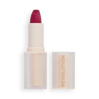 Revolution šminka - Lip Allure Soft Satin Lipstick - Material Girl Wine