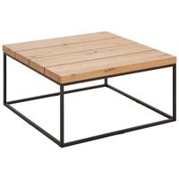 P & B KONFERENČNÝ STOLÍK, čierna, farba duba, kov, kompozitné drevo, 80/40/80 cm
