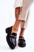Bőr Loafers Letters La.Fi