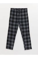 LC Waikiki Standard Pattern Plaid Fleece Pajama Bottom