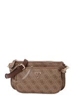 GUESS Torba preko ramena 'NOELLE II DBL POUCH CROSSBODY'  smeđa / cappuccino