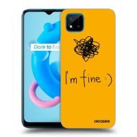Silikónový prehľadný obal pre Realme C11 (2021) - I am fine