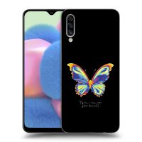 Silikónový čierny obal pre Samsung Galaxy A30s A307F - Diamanty Black