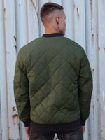 DStreet Kurtka męska pikowana bomber jacket zielona