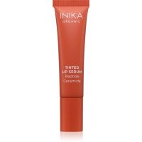 INIKA Organic Tinted Lip Serum Peptide + Ceramide serum do ujednolicania kolorytu skóry do ust odcień Rosewood 10 ml