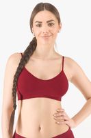 Podprsenkový top Gina 07010P - bambus Bordó L/XL