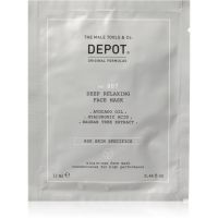 Depot No. 807 Deep Relaxing Face Mask заспокоююча та зволожуюча маска для чоловіків 13 мл