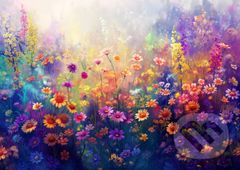 Kvetoucí louka - puzzle z kategorie Umělecké