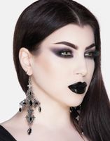 kolczyki KILLSTAR - Crossed Desire - Srebro